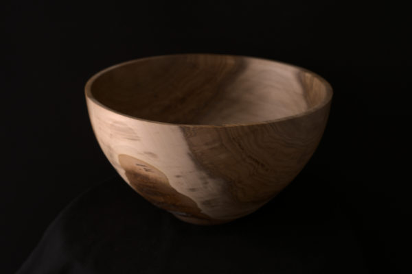 Willow Bowl with Turned Walnut Base - Image 5